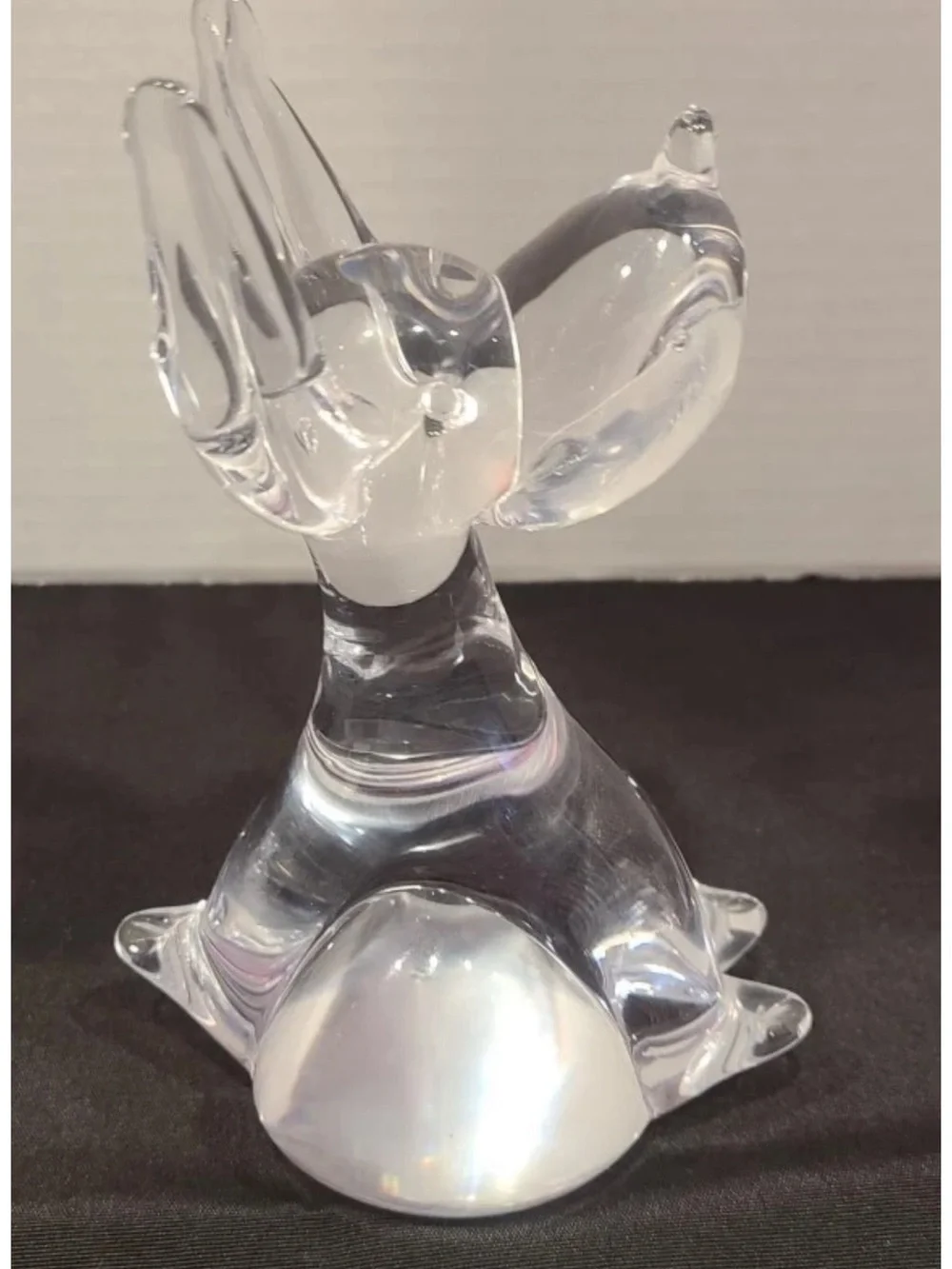 Vintage Eneryda Sweden Crystal Dog Figurine Great Dane MAKER~DANISH G5